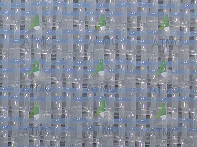 Drielagig gevormd weefsel voor printpapier